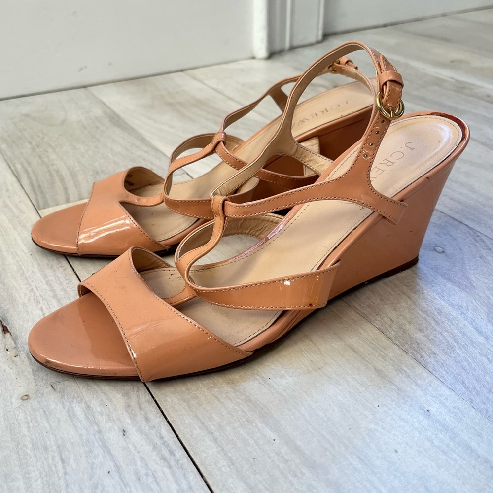 J. Crew Wedge Strappy Sandals High Heel 
Like new (used for photoshoots)